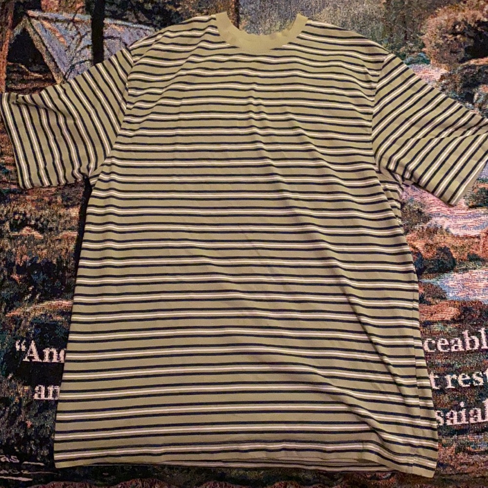 Green Striped Tee